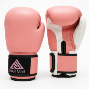 Dual-Tone Boxing Gloves Pink/White