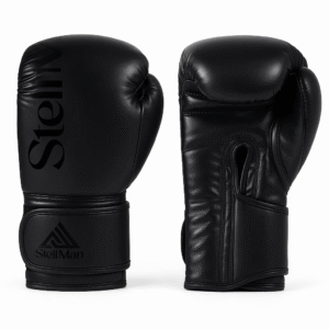 Boxing Gloves Sleek Black