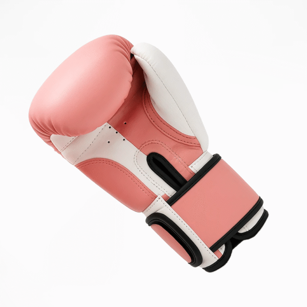 Dual-Tone Boxing Gloves Pink/White - Image 2