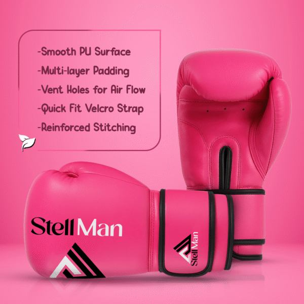 Boxing Gloves - Shocking Pink - Image 4
